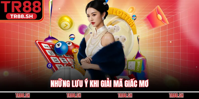 Những lưu ý khi giải mã giấc mơ